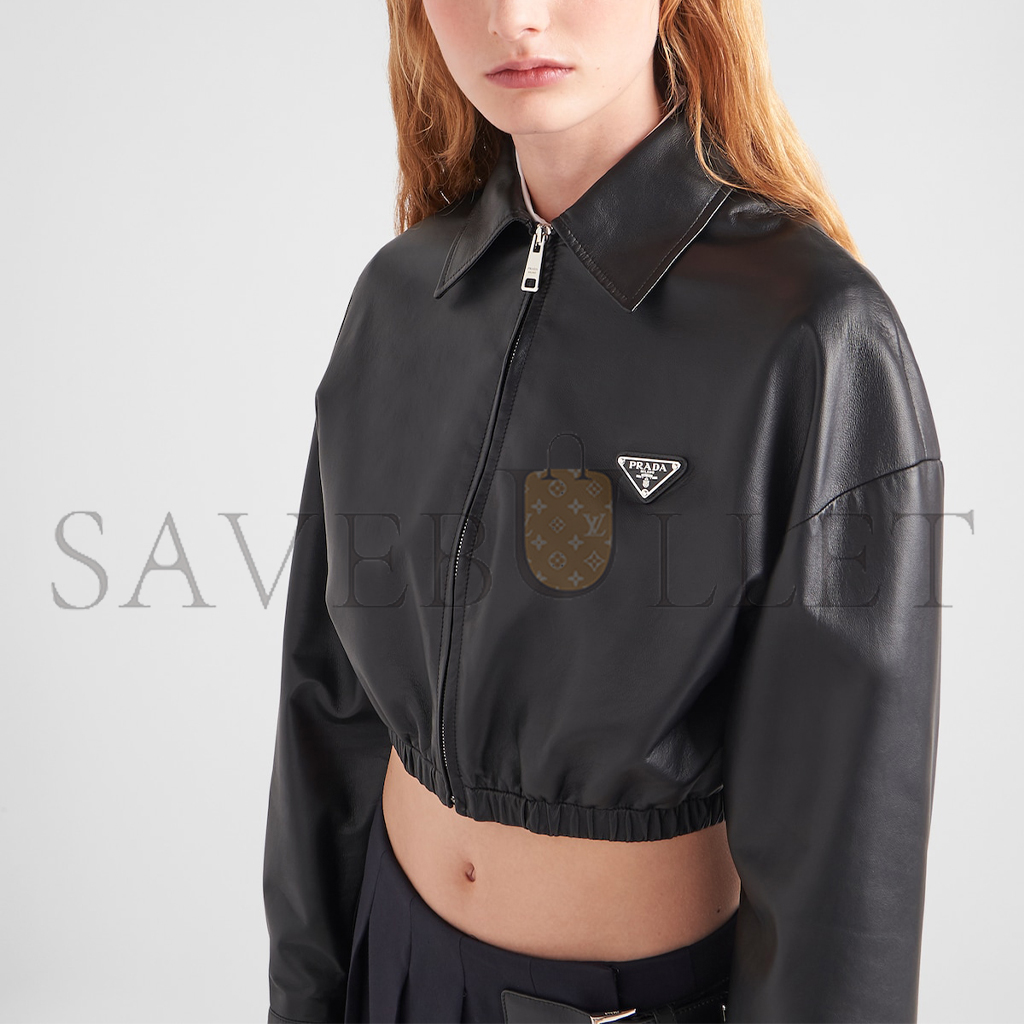 Pra*a leather jacket 58a121